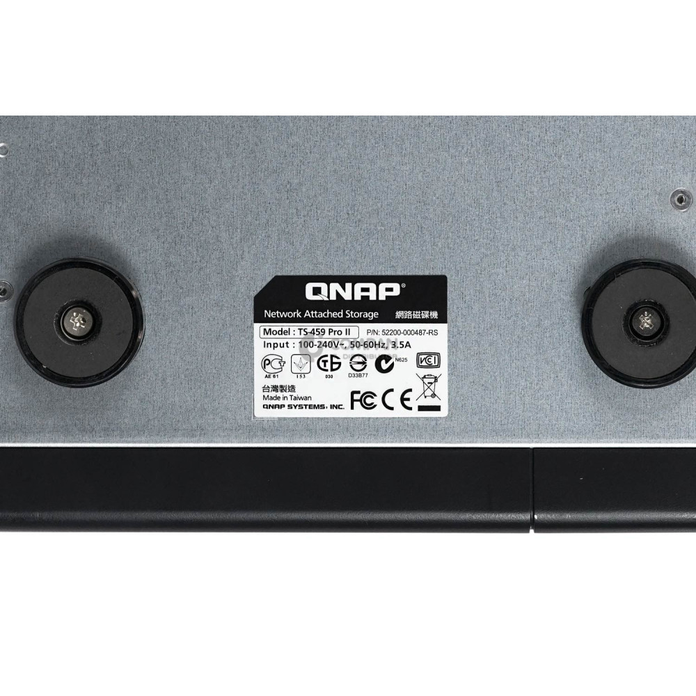 QNAP  TS-459 PRO II 4-BAY LFF NAS SERVER 6TB SATA 3X 2TB